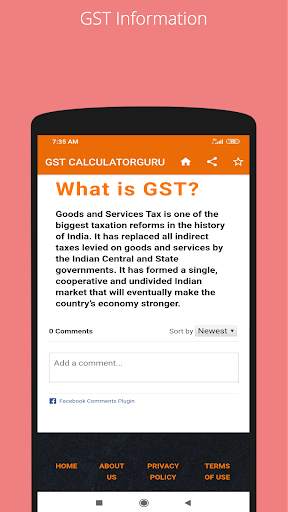 GST Calculator Guru - India tax rate app screenshot 3