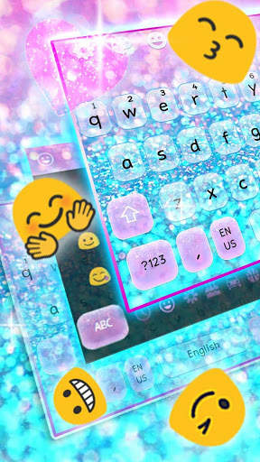 Glitter Keyboard Theme screenshot 3