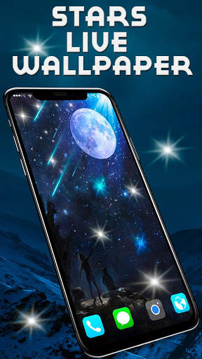 Quiet Starry Night APUS Live Wallpaper screenshot 1