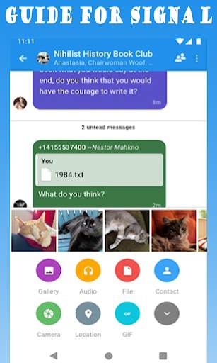 Signal Private Messenger Tips 2021 screenshot 2