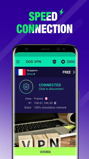 DOG VPN- VPN Free Hotspot Proxy & Wi-Fi Security स्क्रीनशॉट 2