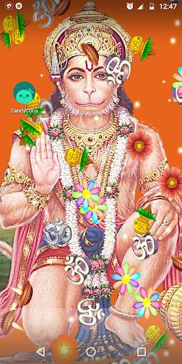 Lord Hanuman - Water Ripple Live Wallpaper screenshot 3