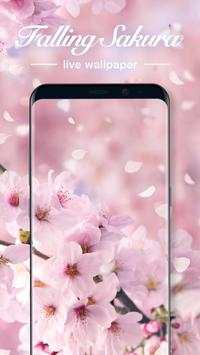 Sakura & cherry blossom Live Wallpaper screenshot 2