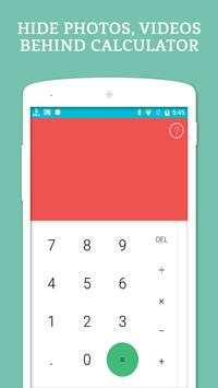 Calculator Vault Gallery Lock screenshot 1