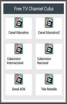 Free TV Channel Cuba स्क्रीनशॉट 1