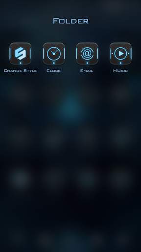 (FREE) Robot GOLauncher Theme screenshot 4