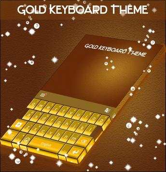 Gold Keyboard Theme screenshot 4