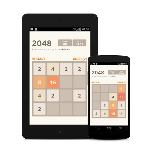 2048 Number puzzle game screenshot 8