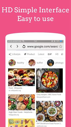 ব্রাউজার মিনি: হালকা এবং দ্রুত - গতি ব্রাউজার 4 জি screenshot 3