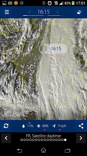 Sat24, satellite météo screenshot 4