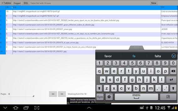 SQLite Edit Little screenshot 7