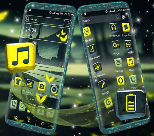 Butterfly Landscape Theme screenshot 5