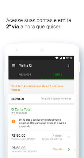 Minha Oi - Conta, 2ª Via de Fa screenshot 3