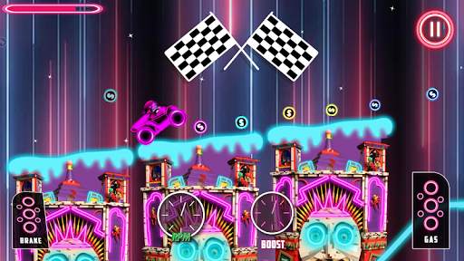 Neon Car Hill Climb 2020 स्क्रीनशॉट 1
