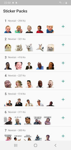autocollants mèmes drôles 2021 pour WhatsApp screenshot 1