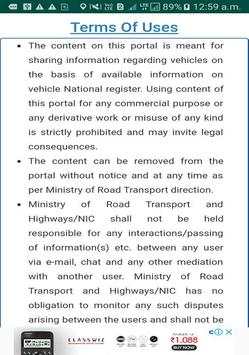 Indian Vehicle owner details screenshot 2