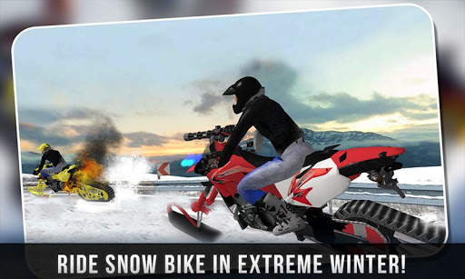 febbre pilota corsa neve bici screenshot 1
