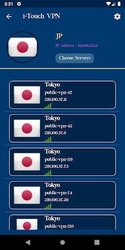 1- Touch s VPN Thunder Fast Turbo Super Speed VPN screenshot 2