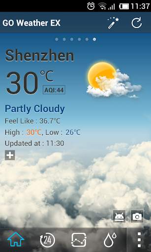 Default Dynamic1.0 GOWeatherEX screenshot 3