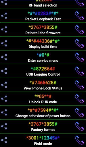 Android Codes screenshot 4