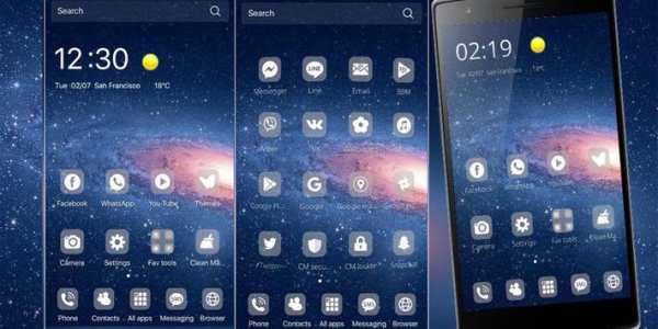 Galaxy Theme Universe screenshot 3
