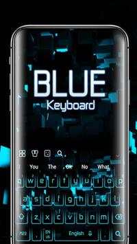 Tastiera al neon blu screenshot 1