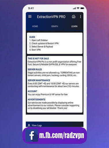 Extraction VPN screenshot 3