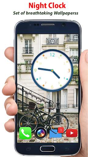 Night Clock Lock Screen, 3D Wallpapers Live 2019 screenshot 6