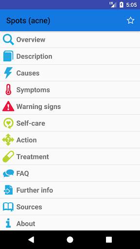 Student Health App screenshot 2
