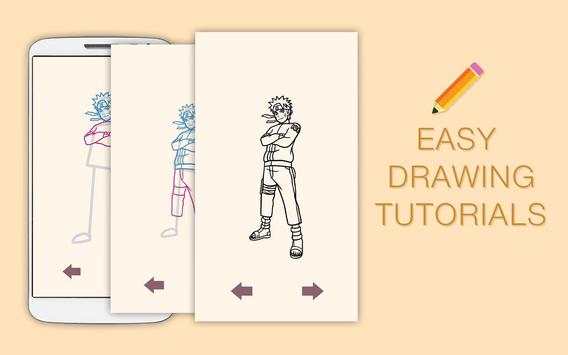 Draw Drawing Manga Legends Naruto Fighter screenshot 2