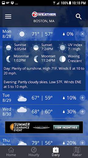 WHDH 7 Weather - Boston screenshot 4
