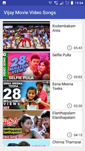 Vijay Movies Video Songs screenshot 6