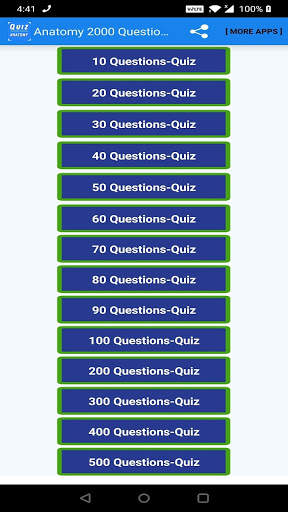 Anatomy 2000 Questions Quiz скриншот 3