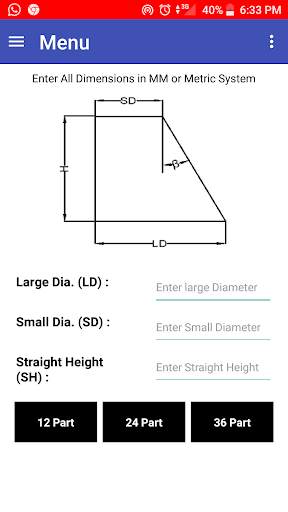 Eccentric Cone Layout screenshot 1