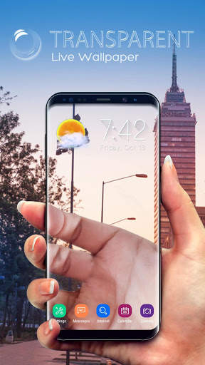 Transparent Screen and Background Simulated screenshot 2