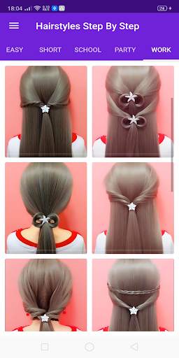 Best Hairstyles step by step for girls screenshot 1
