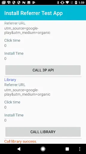 Install Referrer Test App screenshot 2