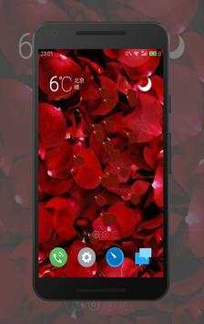 Red rose Petals Wallpaper screenshot 2