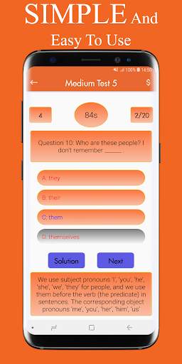 English Grammar Test 2022 скриншот 6