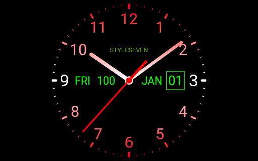 Analog Clock Live Wallpaper-7 screenshot 10