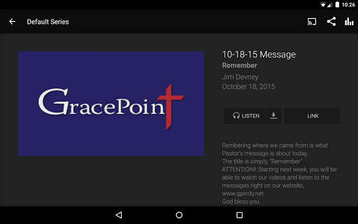 Gracepoint Church App screenshot 5