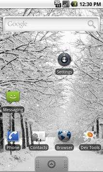 Snow Fall Live Wallpaper HD 2 تصوير الشاشة