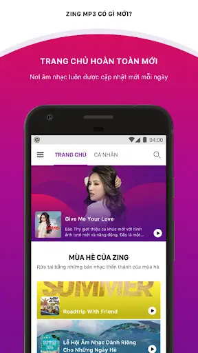 Zing MP3 screenshot 1