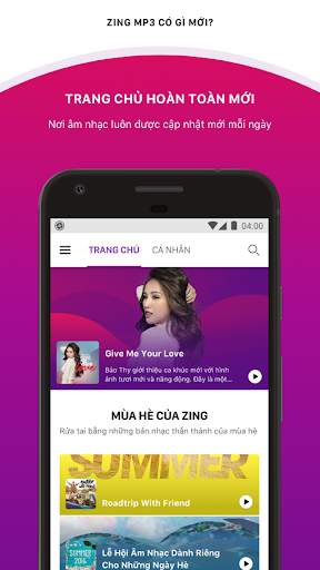 Zing MP3 screenshot 1
