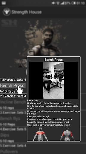 Strength House - GYM Workouts 1RM screenshot 3