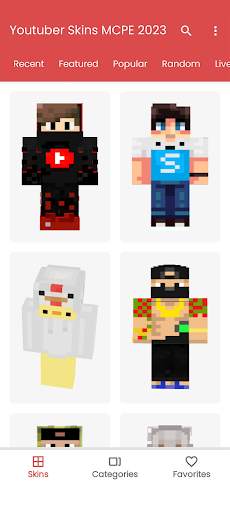 Youtubers Skins for Minecraft screenshot 1