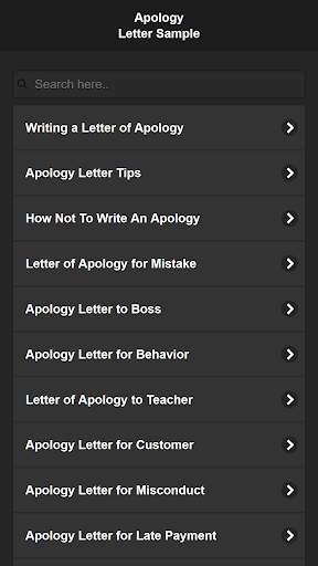 Writing Apology Letter Free скриншот 1