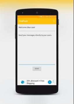 Cloud Messaging - FirePush screenshot 1