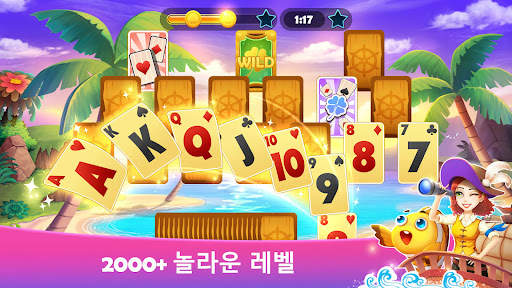 솔리테어 TriPeaks - 오프라인 카드 게임 screenshot 1