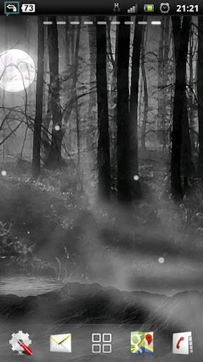 dark forest live wallpaper screenshot 4